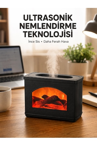 Plentifulusb Güçlü Ultrasonik Hava Nemlendirici Sessiz Çalışan 270 Ml Difüzör
