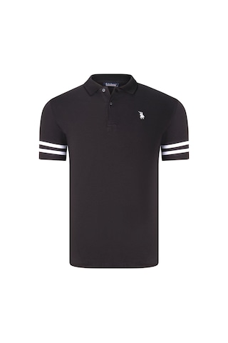 T8585 Dewberry Erkek T-shırt-açık Siyah-beyaz Açık Siyah-beyaz