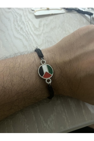 Filistin Kudüs Palestine Metal Bileklik Bileğe Göre Ayarlan Çok Renkli