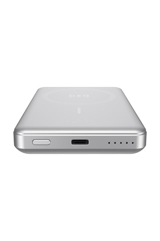 Havit PB5203 10000mAh 20 W Magsafe Ultra İnce Manyetik Kablosuz Powerbank Gri