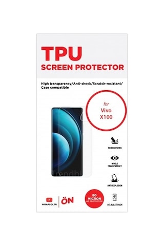 Vivo X100 Ekran Koruyucu Tpu Film