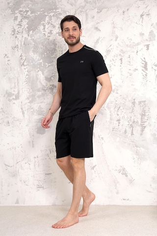D's Damat Ds Damat Maschio Pamuk Şort Takım Siyah Ds5011 R001 Siyah