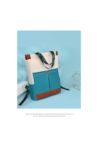 Oloey Kadın Sırt Çantası Suda Oxford Kumaş El Sırt Çantası1 Haki