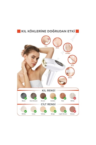 Senseviy Ipl Buz Lazer Epilasyon 999.999 Atım Otomatik Ağrısız Vücut Cihazı