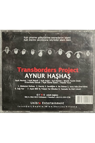 Müzik Cd'sidir Plak Değildir Cd Aynur Haşhaş Transboarders Proj