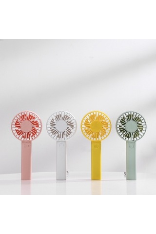 Yingfu Şarjlı Yeni Taşınabilir Ofis Masaüstü Fanı Beyaz, Kompakt, Hava Sirkülasyonu Sağlayan, Usb Şarjlı, Ofis Ve Ev İçin İd