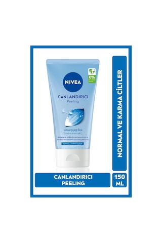 Canlandırıcı Yüz Peelingi 150ml, Lotus Çiçeği, Ölü Deri Arındırıcı, E Vitamini, Normal Ve Karma Cilt