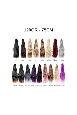 Afro Su Dalgası Saç 75m 120gr Kodu -t27/613