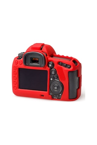Easycover Canon 5D Mark IV Silikon Kılıf Ecc5Dıvr (Kırmızı)