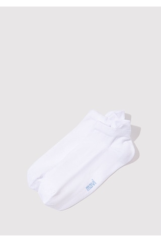 Mavi - Beyaz Patik Çorap 1913164-620 Beyaz