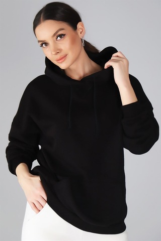 Sweetness Kadın Siyah Kapüşonlu Sweatshirt SIYAH