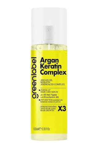 Greenlabel Argan Keratin Complex Durulanmayan Saç Bakım Serumu 100ml