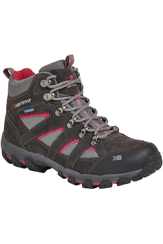 Karrimor Bodmin Mid 5 Ladies Weathertite Bot Dark Grey/cochineal Antrasit