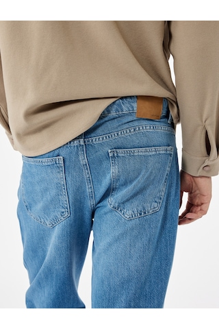 Koton Pamuklu Normal Bel Cep Detaylı Vintage Straight Fit Jean Pantolon Orta İndigo 6wam40091nd İndigo