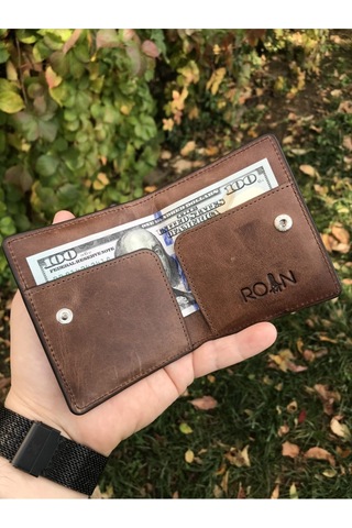 Guard Hakiki Deri Crazy Kahverengi Kartlık Çok Renkli