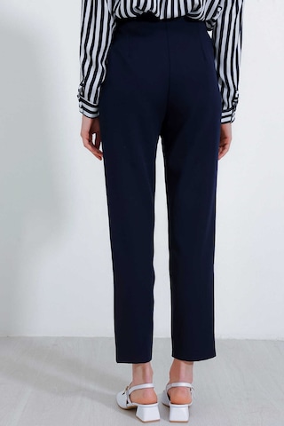 Gabria Yüksek Bel Kumaş Pantolon Lacivert