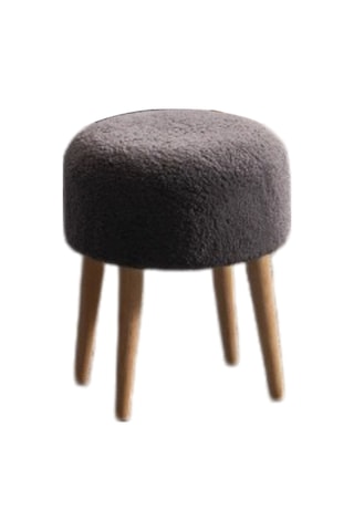 Panda Yuvarlak 4 Ayaklı Çok Amaçlı Puf Antrasit Antrasit