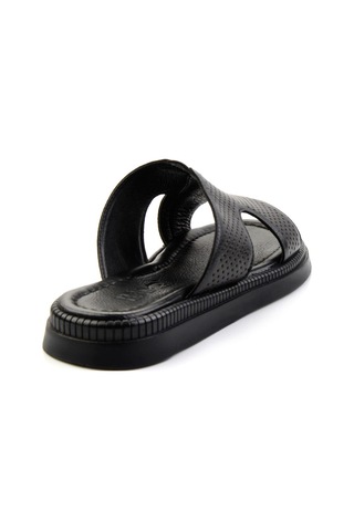 Siyah Leather Erkek Terlik E04557241243 Siyah