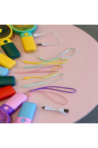 Usb'li Mini El Fanı - 1 Adet