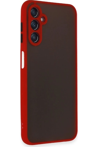 Cosmotex Newface Samsung Galaxy Uyumlu A14 4g Kılıf Montreal Silikon Kapak - Kırmızı