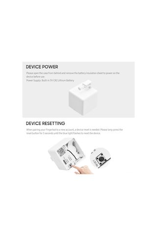 Mufunye Akıllı Ev Kontrolü İçin Bluetooth Dokunmatik Parmak Robotu - Uzaktan Yönetim Ve Zamanlayıcılı Beyaz Model