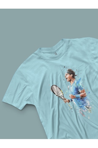Fnbx Nadal Winner Tennis T-shirt Turkuaz