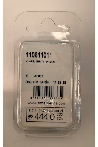 Eca Musluk Contası 5Li Paket Siyah