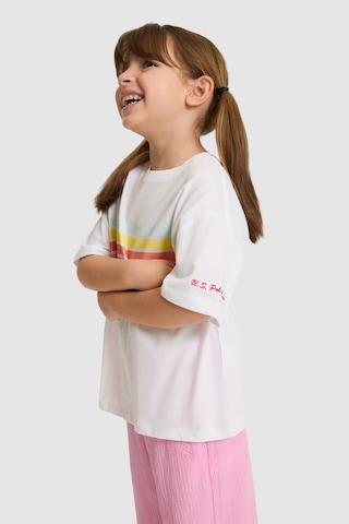 U.s. Polo Assn. Kız Çocuk Beyaz Tişört 50325698-vr013
