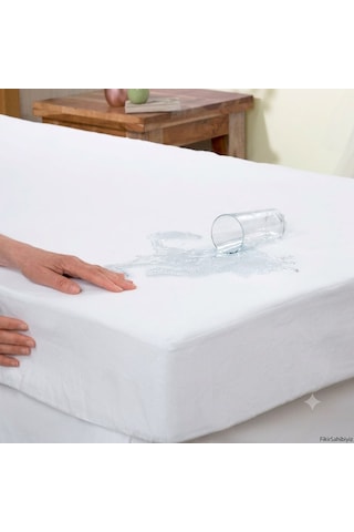 Tek Kişilik Alez 100x200 Cm Fitted - Su Sıvı Geçirmez Tam Korumalı Lastikli Kaymaz Yıkanabilir Yatak Koruyucu