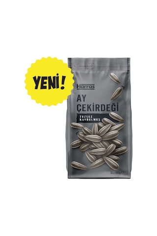 Siyah Ay Çekirdeği Tuzsuz Kavrulmuş Kilitli Paket 180 Gr 4 Adet Toplam 720 Gr