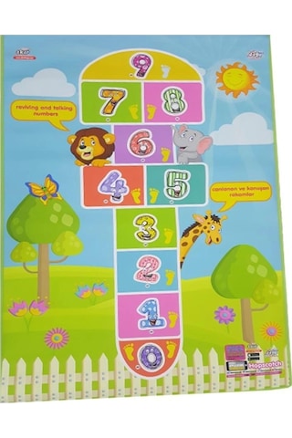Nessiworld 97-955 Jagu Oyun Halısı Seksek 150x100 Çok Renkli