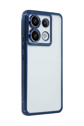 Note 13 Pro 5g Kılıf Razer Lensli Silikon - Sierra Blue