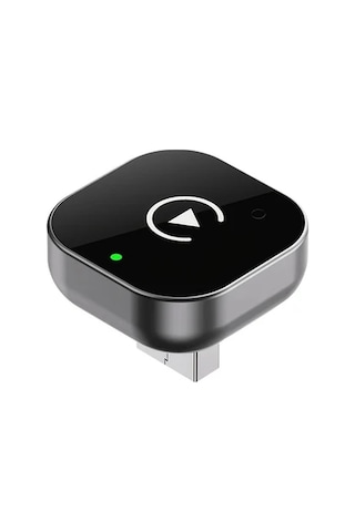 Honeybeeshop Siyah Mini Kablosuz Carplay Android Adaptörü 2si 1 Arada Şifreli Köpek Kablolu Kablosuz Tak Çalıştır Usb Usb-c Akıllı Araba Çözümü