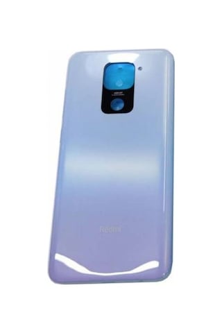 Xiaomi Redmi Note 9 Arka Pil Batarya Kapak Cam Senalstore - Mavi Mavi