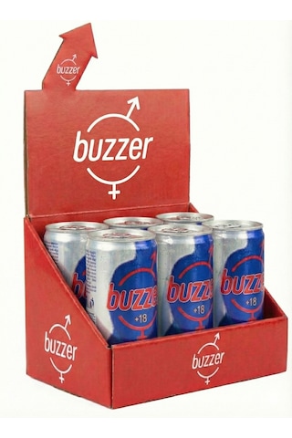Buzzer Enerji Içeceği +18 6 Adet
