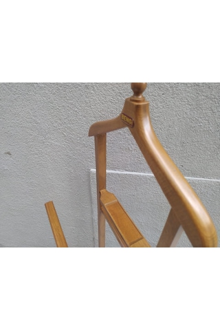 Dilsiz Uşak Çift Tepe Havlulu Model Parlak Ceviz Askılık Kayın To Ceviz