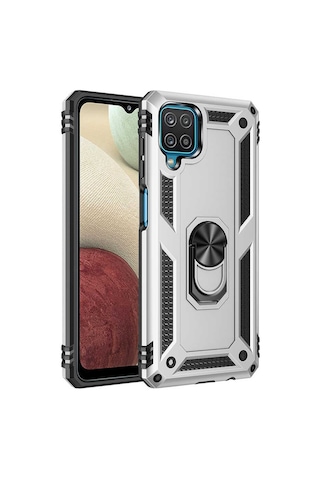 Zore Galaxy Uyumlu A22 4g Kılıf Msra Vega Kapak - Gri Gri