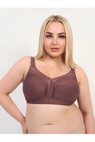 Sim Sim Büyük Beden Kadınlar İçin Korsesiz Sütyen 275702119 Kahverengi