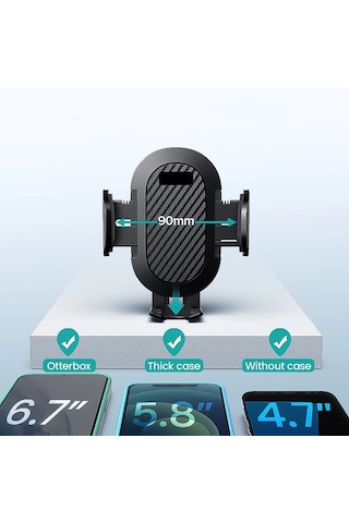 Else Uzatılabilir Vantuzlu Araç İçi Telefon Tutucu