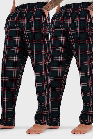 Buratti Pamuklu Regular Fit Normal Bel Düz Paça Cepli 2'Li Paket Erkek Pijama Altı 6574003S2 Yeşil-Yeşil