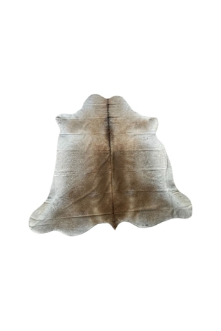 Doğal Renkli Dana Postu Halı - Naturel Halı Post Sarı Beyaz