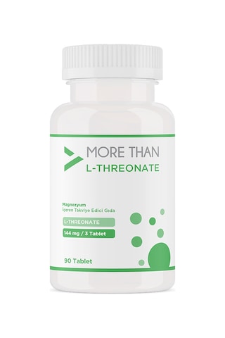 More Than L-Threonat Takviye Edici Gıda 90 Tablet