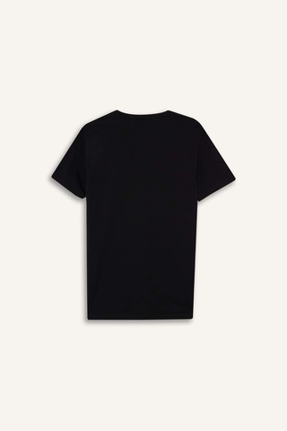 Defacto Slim Fit Dar Kesim V Yaka Üst D6187ax25wnbk27 Siyah