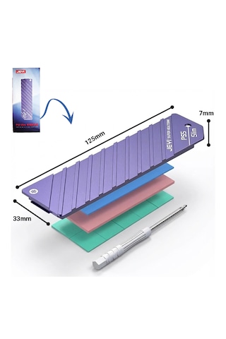 Jeyı Jeyı Ps5 Slim Ve Ps5 Pro Için M.2 Ssd Soğutucu Toz Korumalı Kapak Heatsink Slim-pro