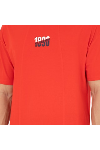 U.s. Polo Assn. Erkek Comfort Fit Bisiklet Yaka Tişört Kırmızı