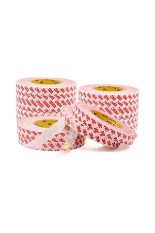 3m Çift Taraflı Bant Şeffaf - İnce Çift Taraflı Bant - Seçenekli 15Mm Genişlik - 5 Metre