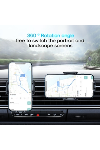 Joyroom Jr-zs259 360 Derece Dönen Germe Mekanik Araba Havalandırma Tutucu 4.7-6.9 İnç Cep Telefonları İçin