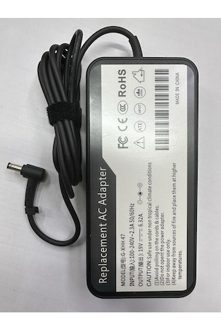 19 Volt 6.32 Amper 5.5 Mm 2.5 Mm Adaptör 120 Watt Notebook Adaptörü