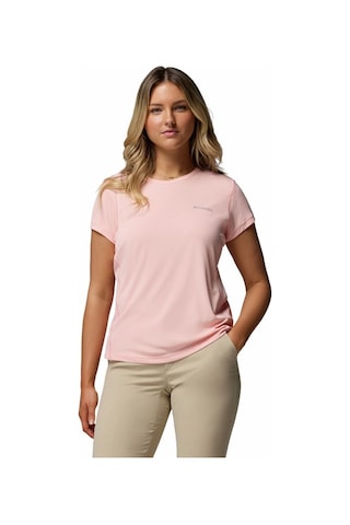 Columbia Zero Rules Light Kadın Teknik Kısa Kollu T-shirt Al8532 Pembe
