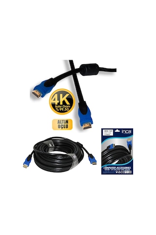 Inca Imhd 150T 15 Metre 4K 1.4 V 3 D Altın Uçlu Hdmi Kablo